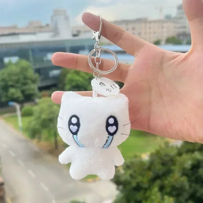 Cute Headphones Kitten Couple Keychain