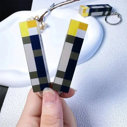 Minecraft Torch Light  Keychain Mini Model Pendant